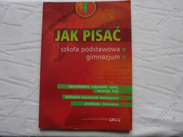 JAK PISAĆ SZKOŁA PODSTAWOWA GIMNAZJUM