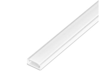 PROFIL PCV DO TAŚM LED 50 CM Z TAŚMĄ DWUSTRONNĄ