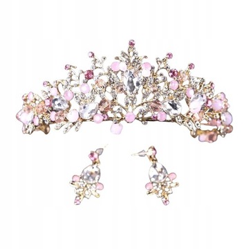 Tiara i korona Eleganckie opaski na głowę z k