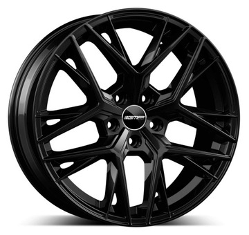 4× DISK HLINÍK GMP ITALIA LUNICA BLACK 7.5" X 18" 5X108 ET 45
