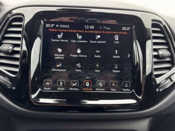 Jeep Compass II SUV 1.4 Multiair 170KM 2019 Jeep Compass LIMITED Skora Kamera Keyless Tempomat Led Serwis ASO, zdjęcie 19