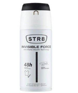 STR8 INVISIBLE FORCE Спрей-антиперспирант 150 мл
