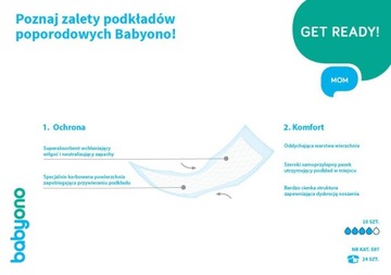BABYONO ПОСЛЕРОДОВЫЕ ПРОКЛАДКИ АБСОРБИРУЮЩИЕ САНИТАРНЫЕ ПРОКЛАДКИ 597