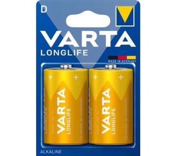 Baterie D / LR20 Varta Longlife 4120 - 2 sztuki