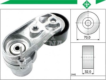 INA 534 0433 10 Натяжитель многоклинового ремня