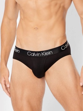 Slipy męskie CALVIN KLEIN zestaw 3 sztuk czarnych - L