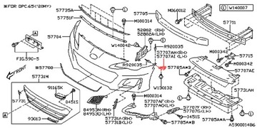 SUBARU OE 57707CA140 ÚCHYT DRŽÁK SMĚROVKA