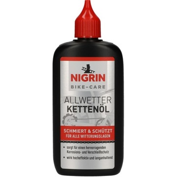 OLEJ SMAR DO ŁAŃCUCHA ROWEROWEGO NIGRIN ALL-WEATHE 100ML
