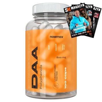 nowmax DAA BOOSTER TESTOSTERONU 100 kaps Kwas D-asparaginowy