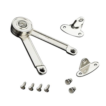 Поднимите газовую стойку, кронштейн крышки дверцы шкафа.