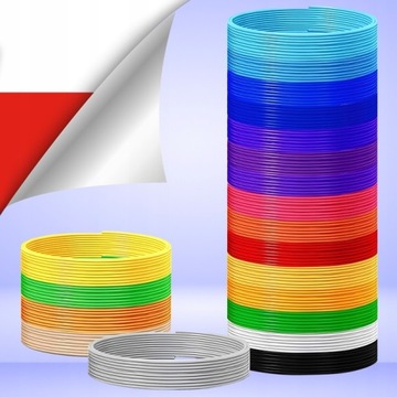 НАБОР 3D РУЧКИ ДЛЯ ДЕТЕЙ ПРИНТЕР MAGIC PEN + PLA КАРТРИДЖИ 160 МЕТРОВ
