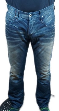 Tom Tailor Męskie dżinsy Slim straight, denim, długie 6201480-1065-38/34