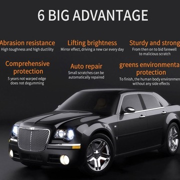 ПРОЗРАЧНАЯ ЗАЩИТНАЯ ФОЛЬГА ДЛЯ АВТОКРАСКИ