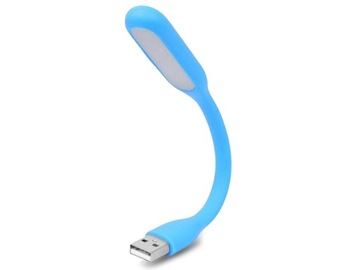 Силиконовая USB-лампа для ноутбука, 6 светодиодов, сильная