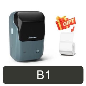 NIIMBOT B1 Drukarka Termiczna Bluetooth Etykiety Samoprzylepne Rolka 50x30