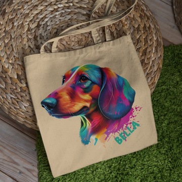 СУМКА ДЛЯ СОБАКИ ТАКСА ИМЯ ПОДАРОК ​​ПО ПЕРСОНАЛИЗАЦИИ