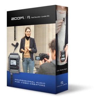 Аудиозапись Zoom F1-LP с петличным микрофоном