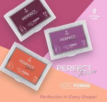 Victoria Vynn PERFECT SHAPE DUAL FORMS Square 120 шт. TOP FORMS SQUARE