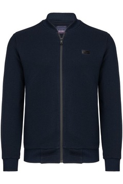 BLUZA MĘSKA ROZPINANA BOMBERKA NIEBIESKA: 3XL