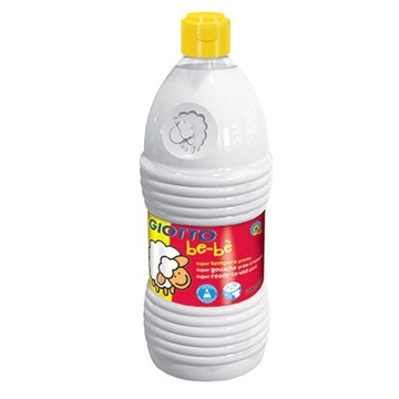 GIOTTO FARBY PLAKATOWA BIAŁA TEMPERA 1000ml 1L