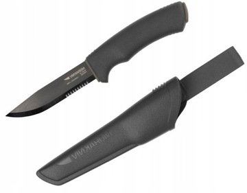 NÓŻ MORA BUSHCRAFT BLACK SRT STAL + ETUI