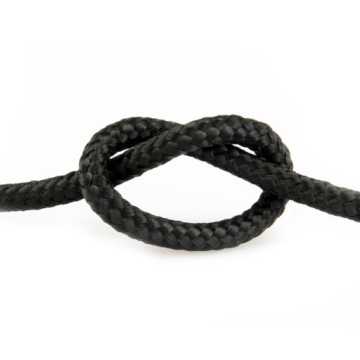 POLYPROPYLENE ROPE 5mm Braided Universal sailing rope BLACK 100m