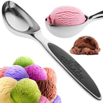 Łyżka do lodów puree stal pozioma Gerlach Solid