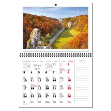 Календарь 2025 настенный планировщик А3 13 досок ПОЛЬШИ ГОРЫ