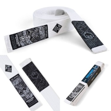 Ground Game Premium BJJ Belt A4 White