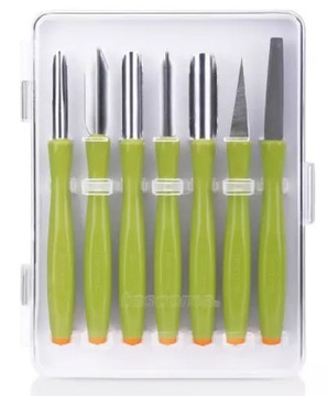 ZESTAW AKCESORIÓW DO CARVINGU PRESTO CARVING 6SZT