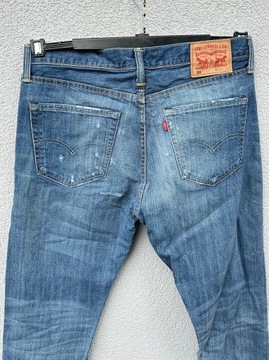 Levis 508 niebieskie spodnie jeansowe W32 L32 levi’s strauss