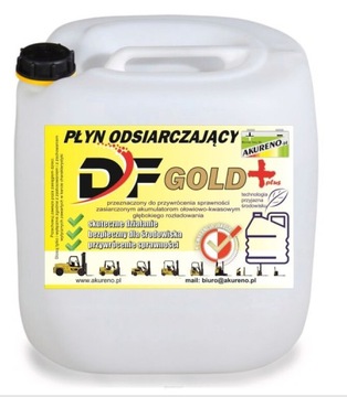 DF Gold Plus 20L - Płyn odsiarczający do akumulatorów