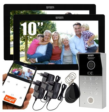 DOMOFON WIDEO VIDEO 2 MONITORY APLIKACJA DETEKCJA