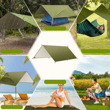 КАРПЕТ ДЛЯ ТЕНТА 3 Х 3 М, КРЕЗИН-ГАМАК, ВОДОНЕПРОНИЦАЕМЫЙ, ДЛЯ КЕМПИНГА