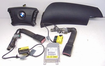 ZESTAW AIRBAG PASY PODUSZKA SENSOR BMW E46 LIFT EU