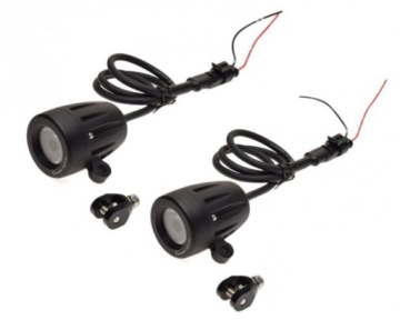 Zestaw lamp przeciwmgielnych led halogeny