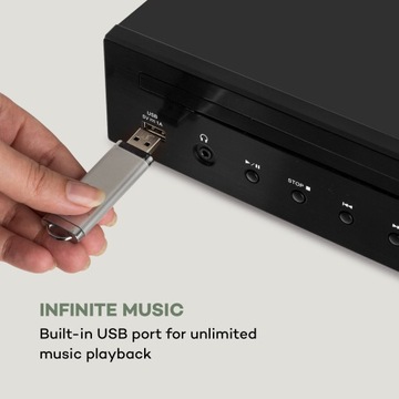 Hi-Fi тюнер Auna iTuner CD, DAB+/FM, CD, Wi-Fi