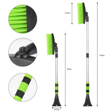 АВТОМОБИЛЬНАЯ ЩЕТКА СКРЕПЕР 2В1 ТЕЛЕСКОПИЧЕСКАЯ РЕГУЛИРУЕМАЯ VENOM