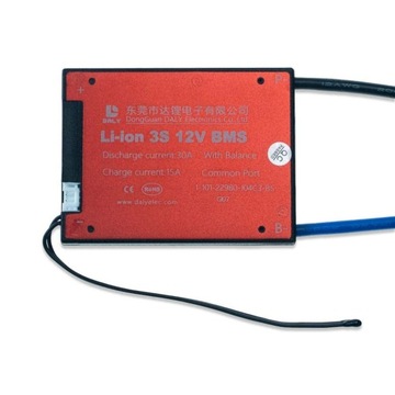 Moduł BMS 3S 30A Li-Ion, Balanser,PCM,PCB Term.