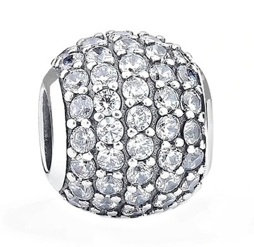 ZAWIESZKA CHARMS SREBRO 925 cyrkonie