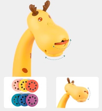 Проектор для обучения рисованию, проектор для детей, слайды, подарок, маркер с изображением жирафа