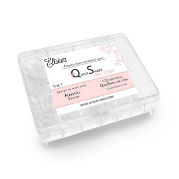 Elisium Formy do przedłużania paznokci typ 1 (120)