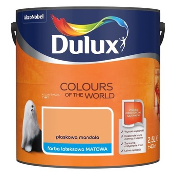 Dulux Kolory Świata Farba Piaskowa Mandala 2,5L