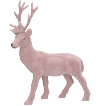 RENIFER WELUR FIGURKA NA STROIK ŚWIĘTA PREZENT XXL 28 cm