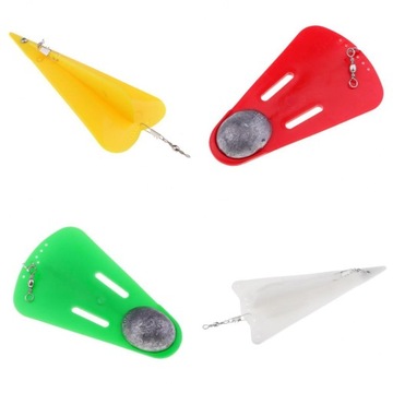 Lot 4pcs Durable Diving Trolling Planer Sinker for
