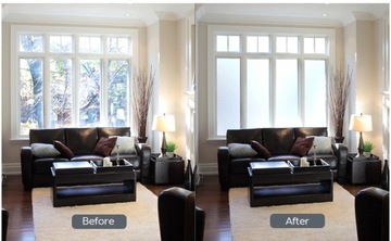 OKLEINA DO SZYB MATOWA FOLIA OKIENNA DO ŁAZIENKI KUCHNI 200x45CM PRYWATNOŚĆ