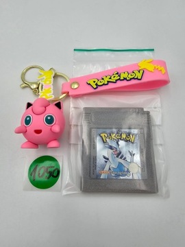 POKEMON SILVER ВЕРСИЯ ОРИГИНАЛ + БЕСПЛАТНЫЙ БРЕЛОК ДЛЯ КЛЮЧЕЙ