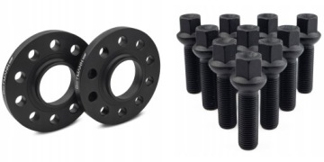 Vzdálenost 10MM 5x112 57.1 Audi Seat Skoda Volkswagen Vw šrouby