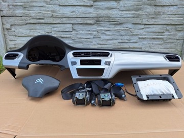 DESKA KONZOLA ULOŽENÍ PÁSY AIRBAG ORIGINÁLNÍ C-ELYSEE II FACELIFT PEUGEOT 301