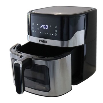 FRYTKOWNICA BEZTŁUSZCZOWA AIR FRYER FRYTOWNICA 8 PROGRAMÓW TEFLON 6,5L OKNO